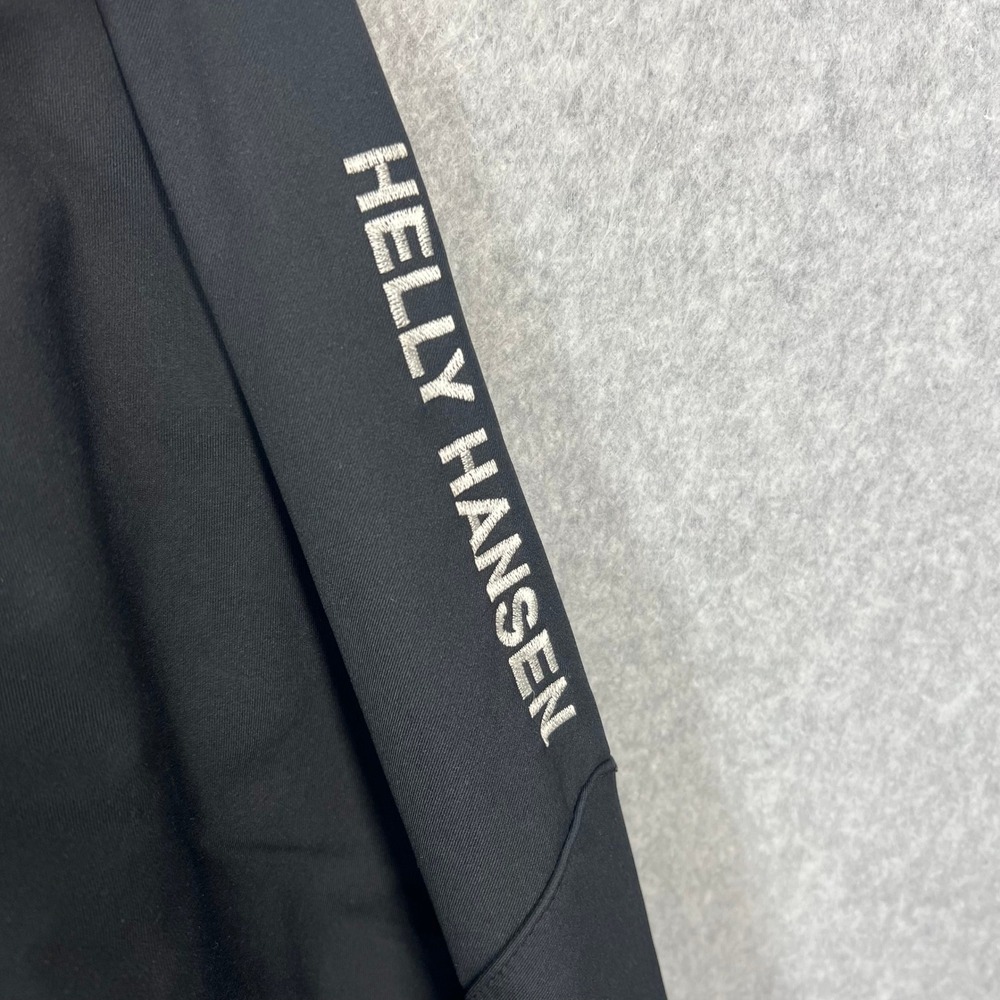 Helly Hansen Softshell Jacket Mens XL Black Full Zip Fleece Lined Outdoor EUC - Picture 3 of 8